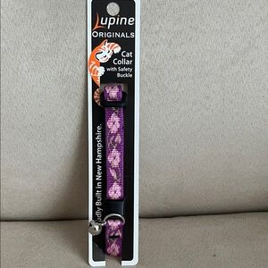 NWT Lupine Originals Purple Cat Collar: Rose Garden